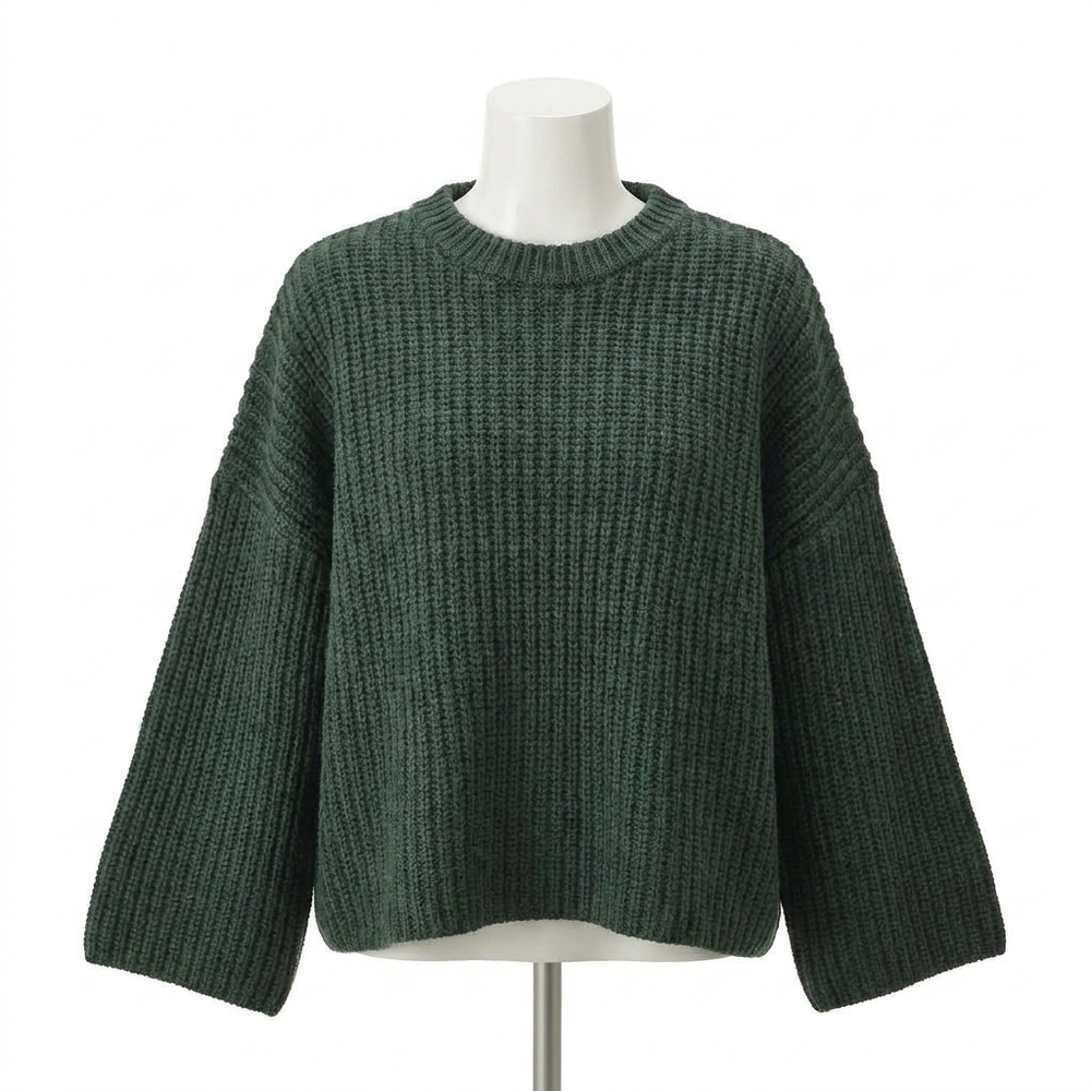 NEW BARBOUR lilian knitted jumper in olive